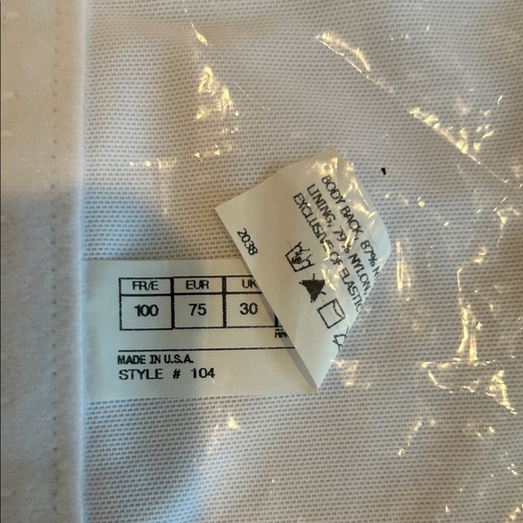 New Va Bien White Bra and Corset Expander Size Large - Picture 3 of 6